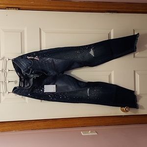 Paint splatter jeans